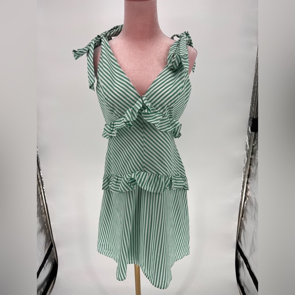 NWT BCBGeneration Tie Shoulder Mini Dress - Picture 5 of 14